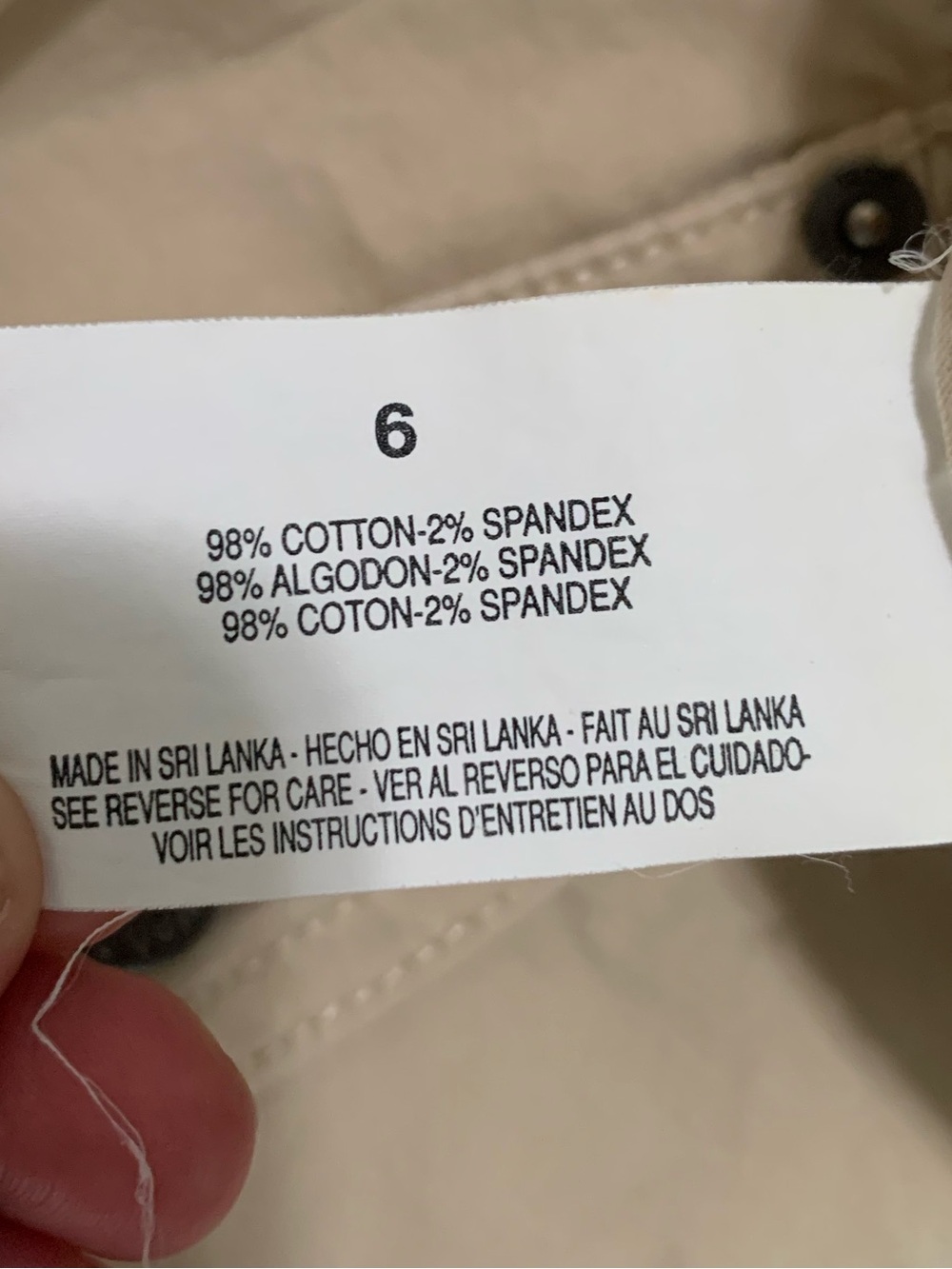 Gloria Vanderbilt Beige Cargo Capris 6 - Picture 7 of 8